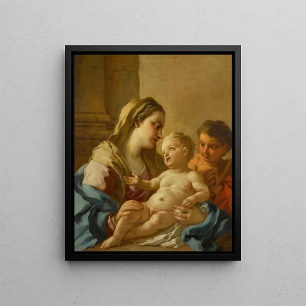 Francesco de Mura - The Virgin and Child with the Infant Saint John the Baptist.webp