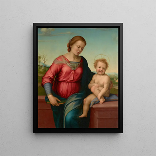 La Vierge et l'Enfant Jésus - Franciabigio — oprawiony obraz na ścianie