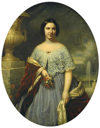 Lucy Tappan Bowen Mme Henry C. Bowen - Francis Bicknell Carpenter — widok dzieła