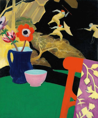 Francis Campbell Boileau Cadell - Still Life with Lacquer Screen.webp