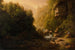 Le torrent de montagne - Francis Danby — widok dzieła