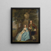 George i Margaret Rogers - Francis Hayman — oprawiony obraz na ścianie
