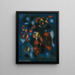 abstrakcyjny - Francis Picabia — oprawiony obraz na ścianie