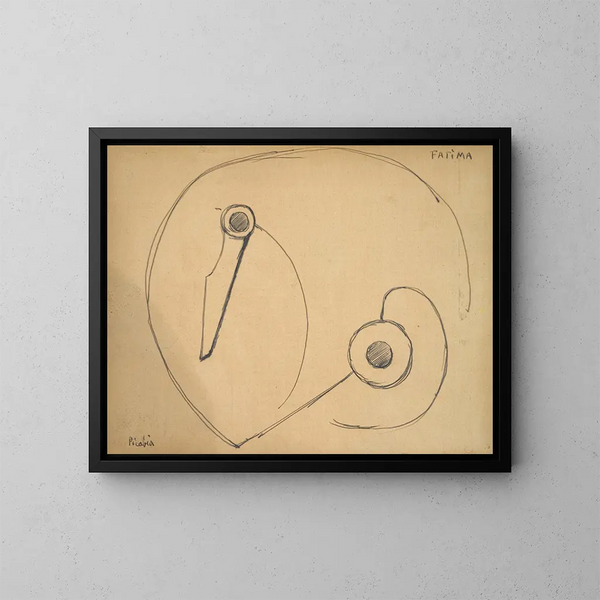 Fatima - Francis Picabia — oprawiony obraz na ścianie