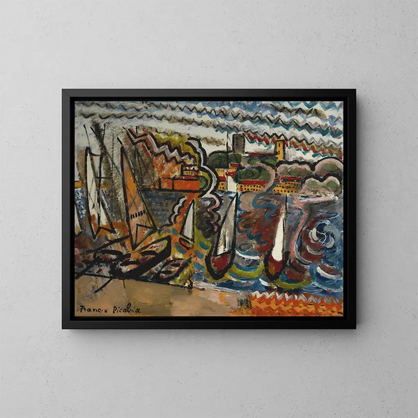 Le Port - Francis Picabia — oprawiony obraz na ścianie