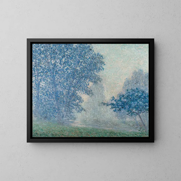Wschód słońca we mgle w Montigny - Francis Picabia — oprawiony obraz na ścianie