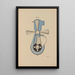 Marie - Francis Picabia — oprawiony obraz na ścianie