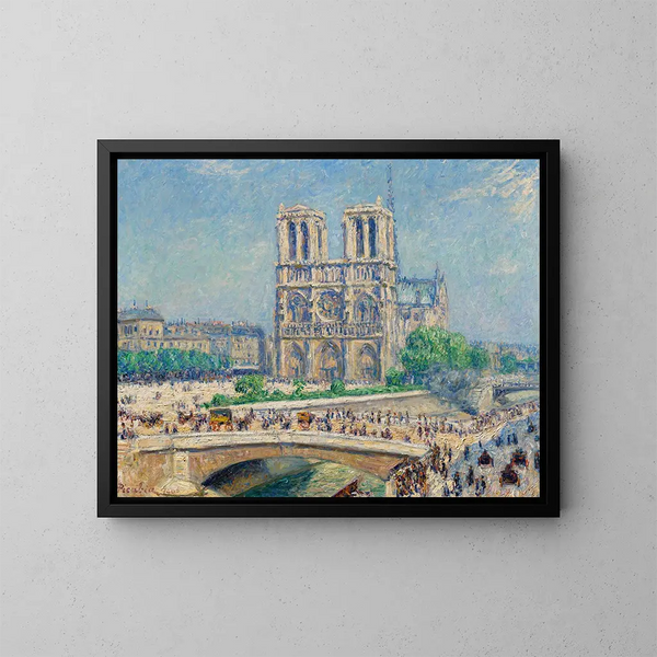 Notre-Dame pod wpływem słońca - Francis Picabia — oprawiony obraz na ścianie