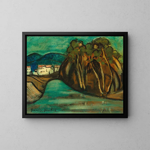 pejzażowy - Francis Picabia — oprawiony obraz na ścianie