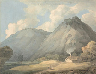 Craig yr Aderyn near Llanfihangel-y-Pennant - Francis Towne — widok dzieła