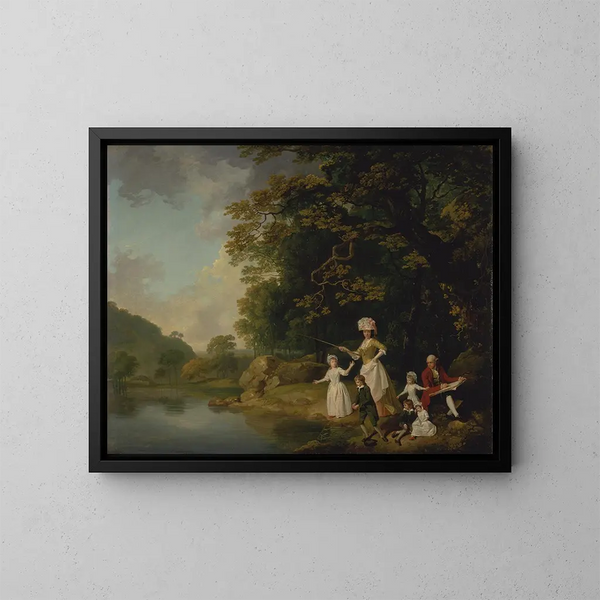 La famille Browne - Francis Wheatley — oprawiony obraz na ścianie