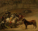 Walka byków, suerte de varas - Francisco de Goya — widok dzieła