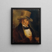 autoportret - Francisco de Goya — oprawiony obraz na ścianie