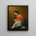 Matka Boża z Dzieciątkiem - Francisco de Zurbarán — oprawiony obraz na ścianie