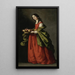 Świętej Doroty - Francisco de Zurbarán — oprawiony obraz na ścianie