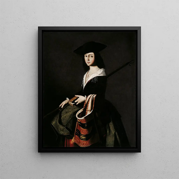 Świętej Mariny - Francisco de Zurbarán — oprawiony obraz na ścianie