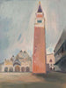 Widok na San Marco i Campanile - Franciszek Bartoszek — widok dzieła