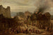 Miasto w ogniu - Franciszek Kostrzewski — widok dzieła