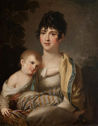 Franciszek Ksawery Lampi - Portrait of Teofila Radziwi ne Morawska 17911828 with her son Aleksander Dominik 18081859.webp
