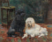 Les caniches royaux Jocko et Geraldine - François Richard de Montholon — widok dzieła