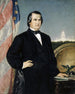 Portret amerykańskiego prezydenta Andrew Johnsona - Frank Buchser — widok dzieła