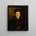 Portret starszej kobiety - Frank Duveneck — oprawiony obraz na ścianie