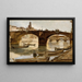 Mosty we Florencji - Frank Duveneck — oprawiony obraz na ścianie