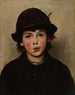 Chłopiec gwizdający - Frank Duveneck — widok dzieła