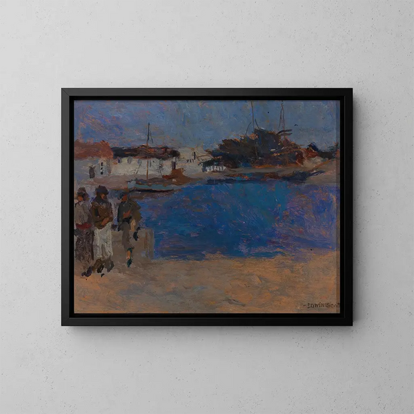 Côte aux environs de Cherbourg - Frank Edwin Scott — oprawiony obraz na ścianie