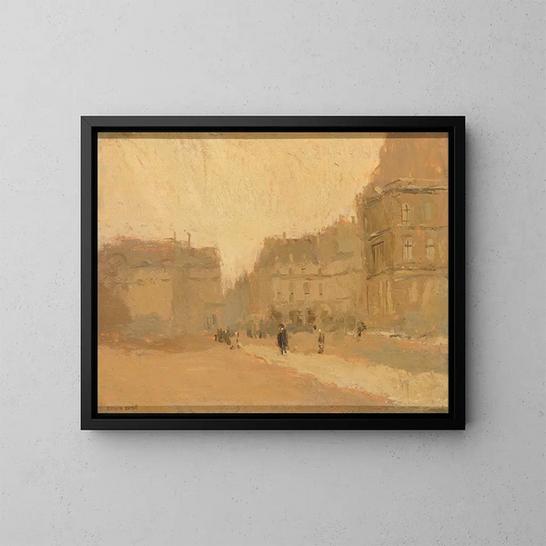 Rue des Pyramides - Frank Edwin Scott — oprawiony obraz na ścianie