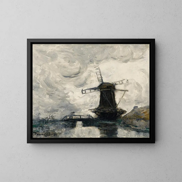 Le Moulin - Frank Myers Boggs — oprawiony obraz na ścianie