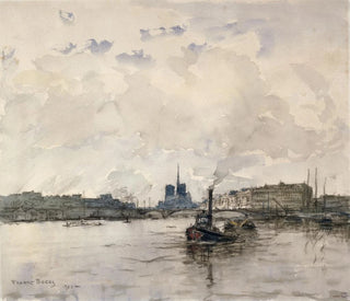 Frank Myers Boggs - Vue de la Cit en amont du quai Henri IV.webp
