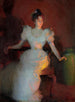 Światło ognia - Frank Weston Benson — widok dzieła