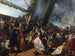 Choroba morska na balu na pokładzie angielskiej korwety - François-Auguste Biard — widok dzieła