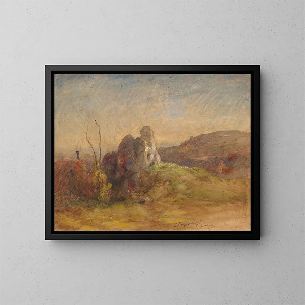 pejzażowy - François-Auguste Ravier — oprawiony obraz na ścianie