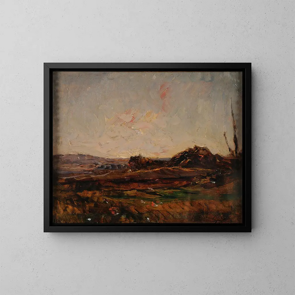 pejzaż - François-Auguste Ravier — oprawiony obraz na ścianie