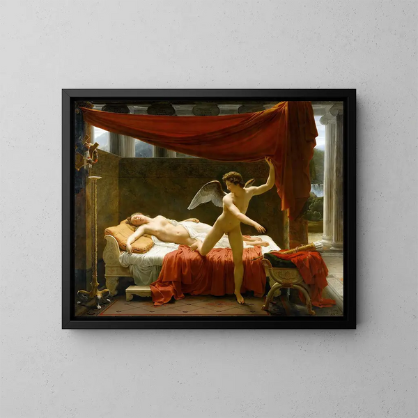 Cupid i Psyché - François-Édouard Picot — oprawiony obraz na ścianie