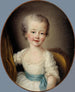 Portret małej dziewczynki w białej sukni zwanej Alexandrine Lenormant d'Étiolles - François-Hubert Drouais — widok dzieła