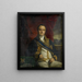 Portret Léonard Pierre Joseph Vicomte du Bus de Gisignies Komisarz Generalny - François-Joseph Navez — oprawiony obraz na ścianie