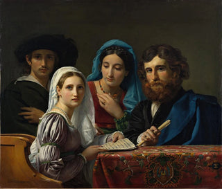 Scena muzyczna - François-Joseph Navez — widok dzieła