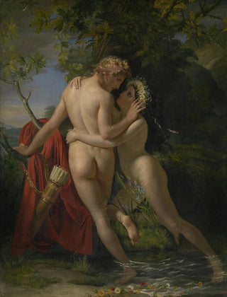 FranoisJoseph Navez - The Nymph Salmacis and Hermaphroditus.webp