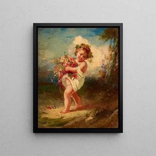 FranoisLouis Lanfant De Metz - Child Carrying Flowers.webp