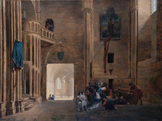 La Reine Blanche de Castille délivrant les prisonniers - François-Marius Granet — widok dzieła