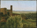 Widok Tivoli z kościołem San Silvestro - François-Marius Granet — widok dzieła