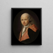 Portret abp. Athanase'a Augera 1734-1792 filolog i pisarz - François Bonneville — oprawiony obraz na ścianie