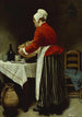 La servante - François Bonvin — widok dzieła