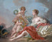 Alegoria de la música - François Boucher — widok dzieła