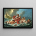 Arion na delfinie - François Boucher — oprawiony obraz na ścianie