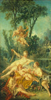 Uwięziony Kupidyn - François Boucher — widok dzieła