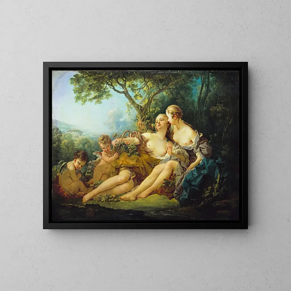 Erigone vaincue - François Boucher — oprawiony obraz na ścianie
